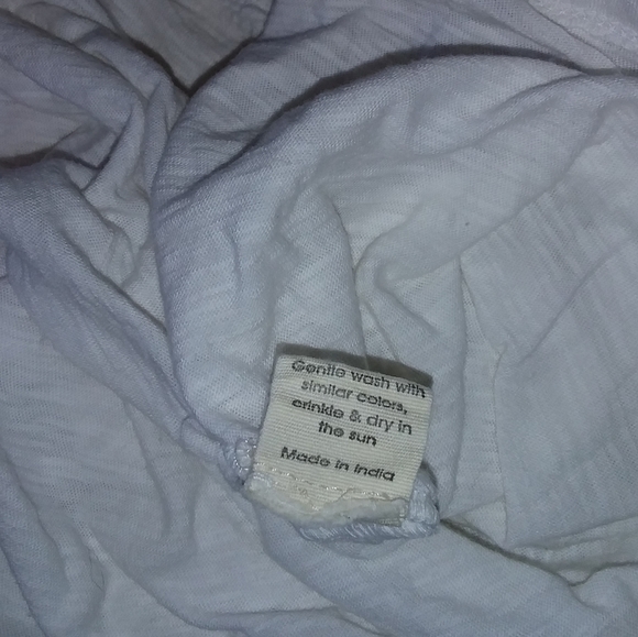 Magnolia Pearl Hanalei T True new boyfriend white t-shirt top one size t… - Picture 13 of 16